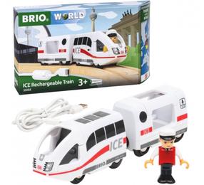 Mängurong Brio Trains of the World InterCity Express 36088, valge v.