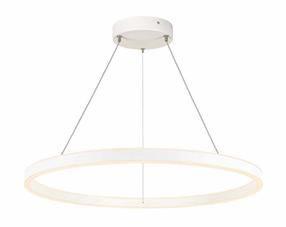 Šviestuvas kabinamas SLV One Dali 80 1004764, LED, 3000 - 4000 °K, 1 x 34 W, balta sp. / balta sp.