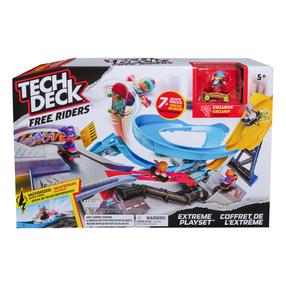 Pirštų riedlenčių rinkinys Tech Deck Free Riders Extreme, įvairių spalvų