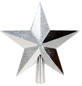 Kuusetipp TG57479-1, hõbe v., 15 cm, plastik