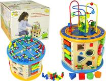 Lavinimo žaislas Lean Toys Wooden Cube, 38 cm, įvairių spalvų