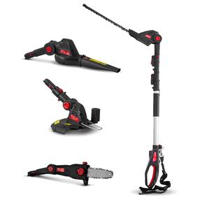 Aiatööriistade laadimine. 4 In 1 Elem Garden Technic, 20V Lith