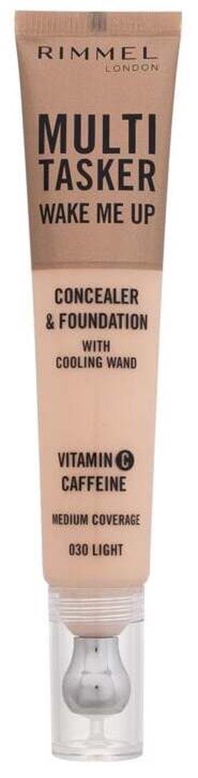 Skystas makiažo pagrindas Rimmel London Multi Tasker Wake Me Up, 030 light, 20 ml