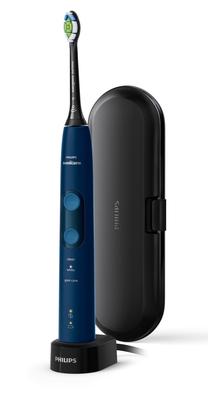 Elektrinis dantų šepetėlis Philips HX6851/53, mėlyna sp./juoda sp.