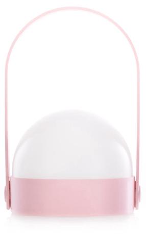 Dekoracija DecoKing, 21 cm, 14 cm, balta sp./rožinė sp.