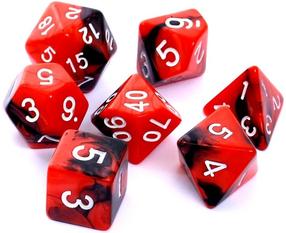 Metamie kauliņi Rebel Dice Set Two Color - Red and Black