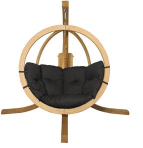 Atkares krēsls Czillo Swing Pod, antracīta krās.