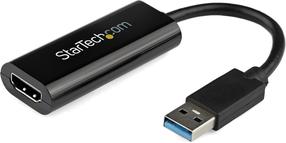 Adapteris StarTech USB 3.0 to HDMI USB 3.0, HDMI, 0.19 m, juoda sp.