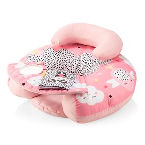 Развивающая подушка, детское кресло Kalune Design Dreamy Cat, 43 см x 60 см, розовый цв.