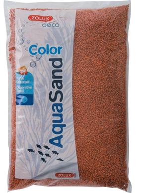 Smiltis akvārijam Zolux Aquasand, 5 kg, oranža krās.