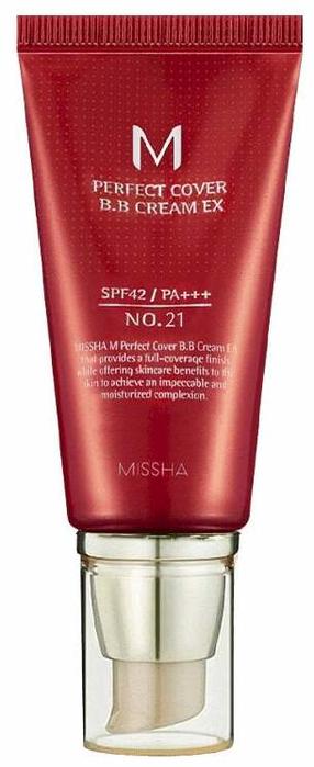BB krēms Missha M Perfect Cover, SPF 42, light beige krās., 21, 50 ml