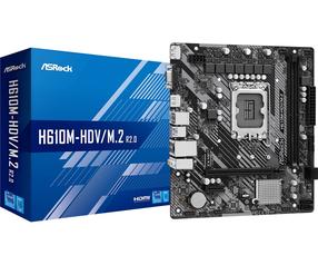 Pagrindinė plokštė ASRock H610M-HDV/M.2 R2.0