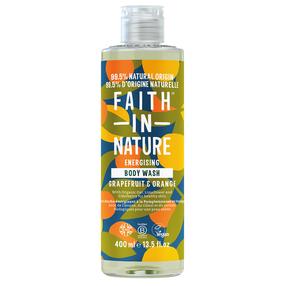 Kūno prausimosi želė Faith in Nature Grapfruit & Orange, 400 ml