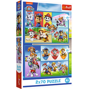 Dėlionė 2in1 Trefl Paw Patrol Rules, 18 cm x 27.5 cm, 140 vnt., įvairių spalvų