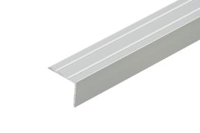 Laiptų kampas Cezar W-AL-LSW20K-C0-270, aliuminio sp., 270 cm x 2.5 cm