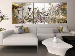 Reprodukcija Artgeist Hummingbirds Dance N7812-DKX, 225 cm x 90 cm