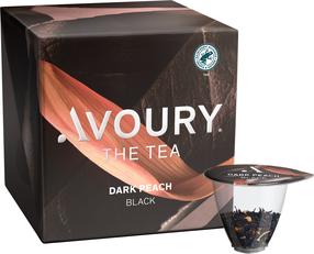 Arbatos kapsulės Avoury Dark Peach, 0.024 kg, 8 vnt.