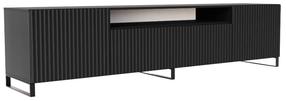 TV skapītis ADRK Noemi, melna krās., 200 cm x 47 cm x 53 cm