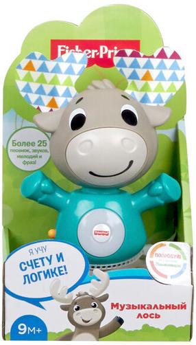 Развивающая игра Mattel Fisher Price Musical Moose, RUS, многоцветный