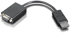 Laidas Lenovo DisplayPort to VGA Monitor Cable 03X6866 Displayport, VGA, 0.2 m, juoda sp.