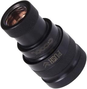 Соединение Alphacool Eiszapfen Quick Coupling Female G1/4 Inner Thread, 4.2 см, черный цв.