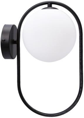 Lampa sienas Candellux Lighting Cordel 21-10179, G9, 1 x 28 W, balta krās. / melna krās., 15 x 15 cm