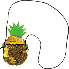 Bērnu rokassoma Starpak Party Pineapple, dzeltena krās., 13.5 cm x 11.5 cm x 2 cm