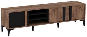 TV galds Kalune Design Mengu, antracīta krās./priedes krās., 180 cm x 40 cm x 50 cm