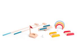 Lauko žaidimas, mini golfo rinkinys BS Toys Activity, 57 cm x 8 cm, įvairių spalvų