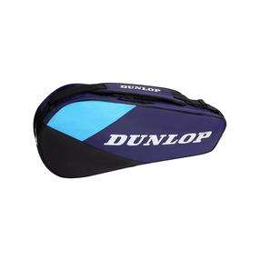 Sportinis krepšys Dunlop FX Club 3, juoda sp./violetinė sp./žydra sp., 27 l