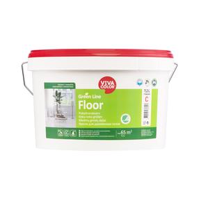 Krāsa Vivacolor Green Line Floor, balts krās., 7.2 l