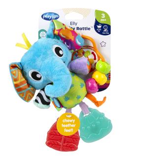 Lavinimo žaislas, dramblys Playgro Elly, įvairių spalvų