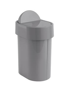 Šiukšliadėžė Gedy Junior - Grigio 8009 08, pilka sp., 4.8 l, 34 cm x 21 cm