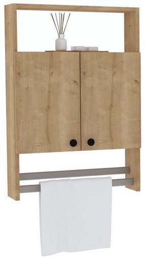 Piekarināms vannas istabas skapis Kalune Design Ela, ozola krās., 15 cm x 60 cm x 87 cm