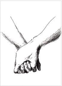 Foto paveikslas Hands, 50 cm x 70 cm