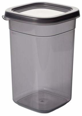 Pārtikas uzglabāšanas konteineru komplekts Hermia BNMPEGYAR06-2, 1.2 l, pelēka krās.
