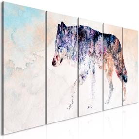 Reprodukcija Artgeist Lonely Wolf N9899-DKXS, 100 cm x 40 cm