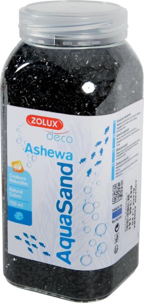 Akvārija grants Zolux Ashewa 346141, 0.75 l, melna krās.