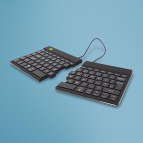 Беспроводная компьютерная клавиатура R-Go Tools R-Go Split Break version 2 RGOSBUKWLBL, Английский (UK), black цв.