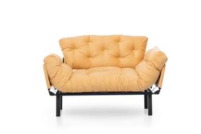 Sofa-lova Hanah Home Nitta 859FTN1245, geltona sp., 155 x 85 cm x 73 cm