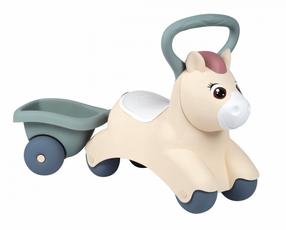 Stumjamais ponijs Smoby Pony, zila krās./bēša krās.