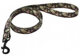 Šuns pavadėlis Barry King 17203, šviesiai ruda sp./žalia sp., 1.2 m x 15 mm