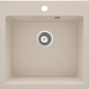 Кухонная мойка Deante Evora, гранит, 50 см x 50 см x 21.6 см, бежевый цв.