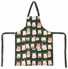 Prijuostė Homla Reindeer 226300, 80 cm x 60 cm, ruda/žalia