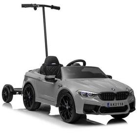 Детский электромобиль Lean Cars BMW M5, серебристый цв.