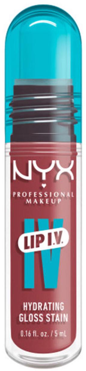 Lūpų blizgis NYX Professional Makeup Lip I.V. Hydrating Gloss Stain, 5 ml, petal pourin sp., 17