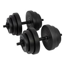 Svarmenų rinkinys Tunturi Vinyl Dumbbellset, 28 kg, juoda sp.