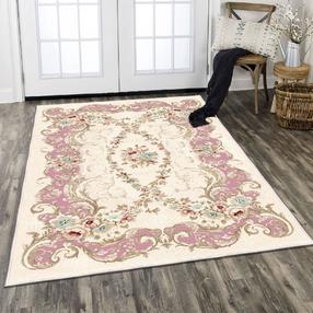 Paklājs Conceptum Hypnose ELS1837 - Fuchsia, daudzkrāsaina, 180 cm x 120 cm
