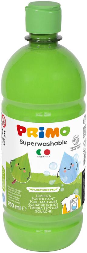 Dažai guašas Primo Superwashable, 750 ml, šviesiai žalia sp., 1 sp.