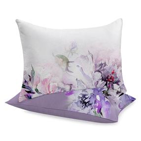 Antklodės užvalkalas Rustilė Violet Bloom 6115, balta sp./violetinė sp., 80 cm x 70 cm
